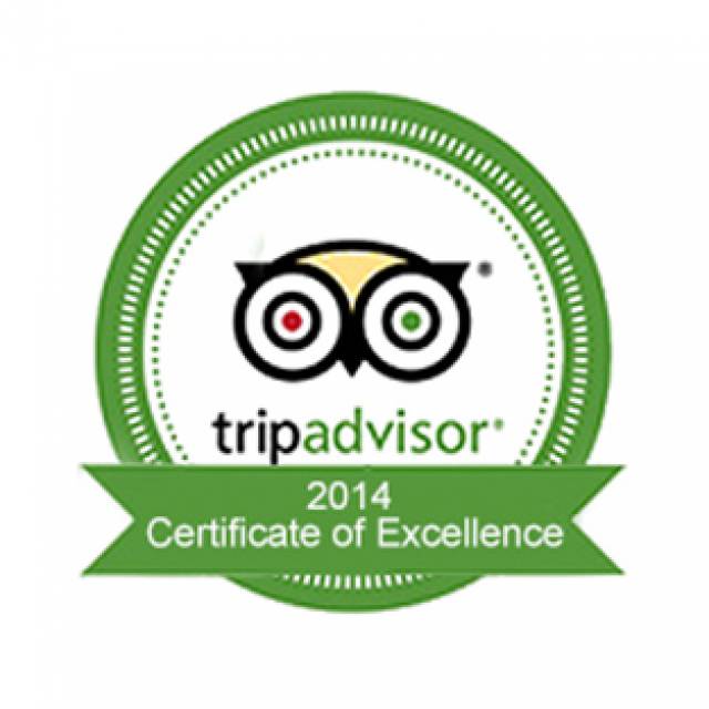 tripadvisor 2014 Certfikate of Excellence