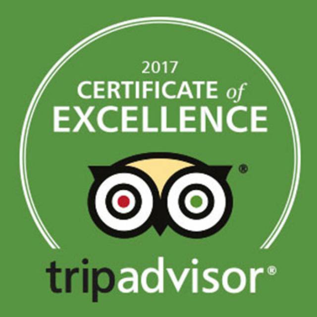 tripadvisor 2017 certificate of excellence