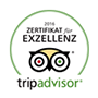 tripadvisor - 2016 Zertifikat für Exzellenz