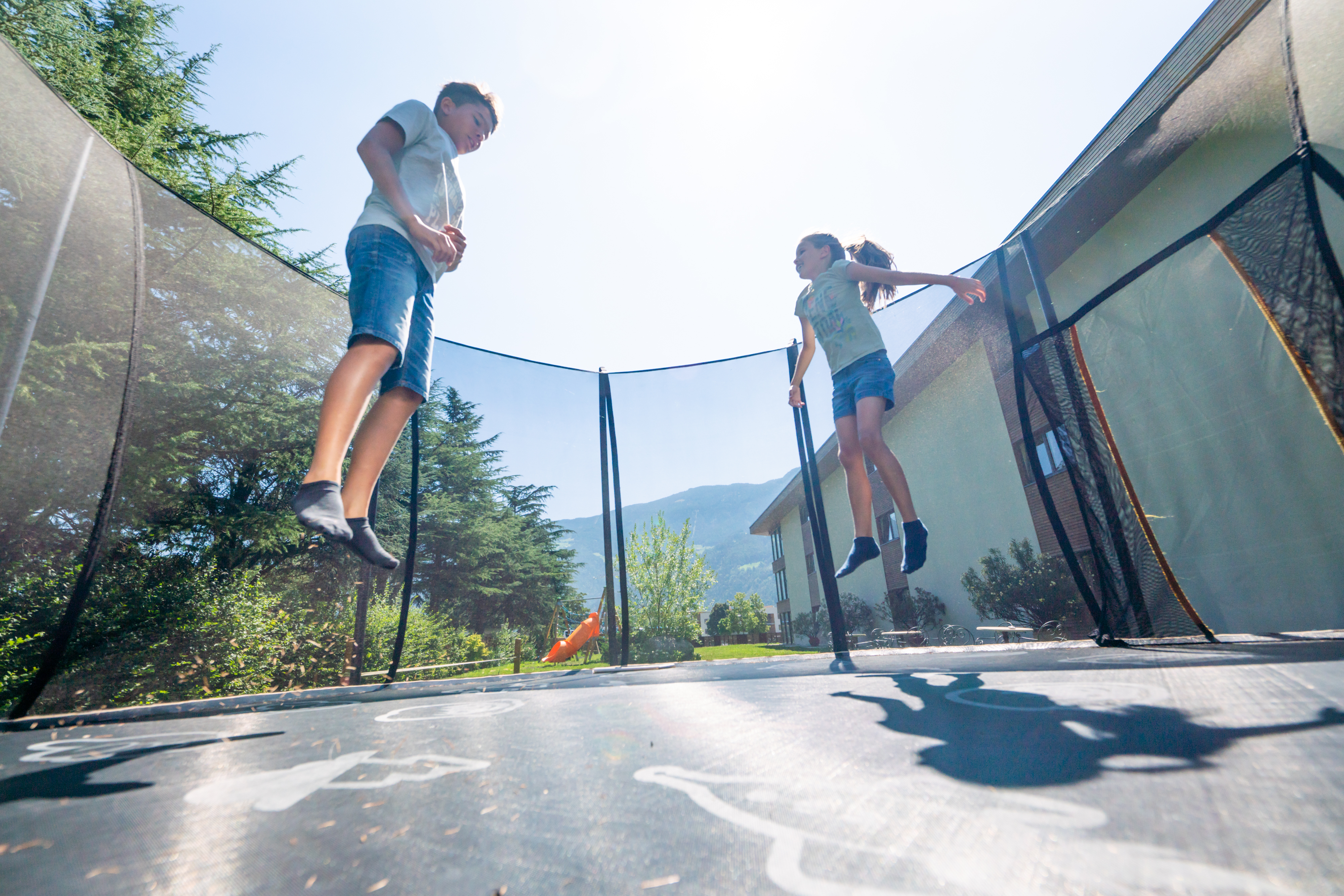 Trampolin im Aquagarden