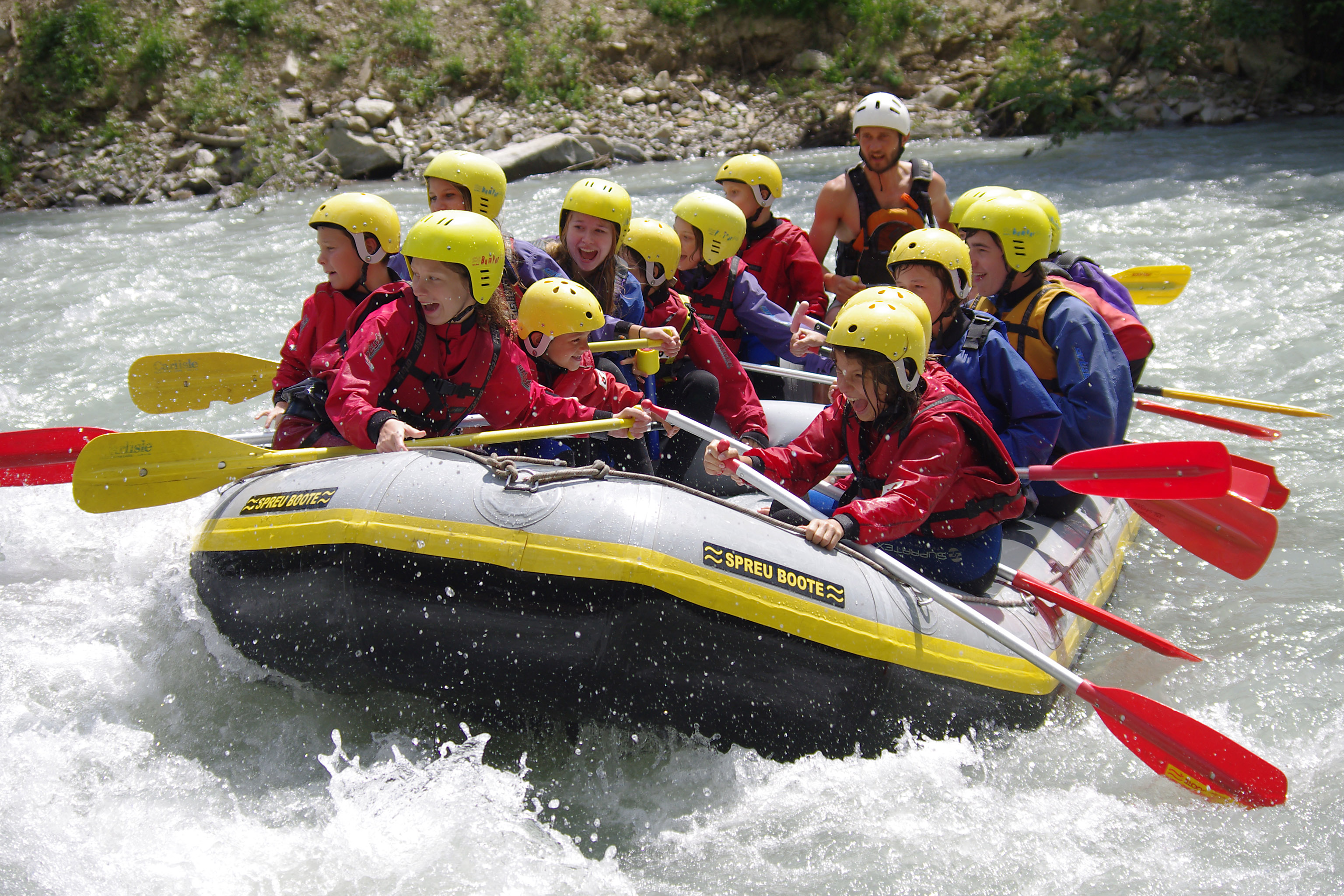 Wildwasser Rafting in Südtirol