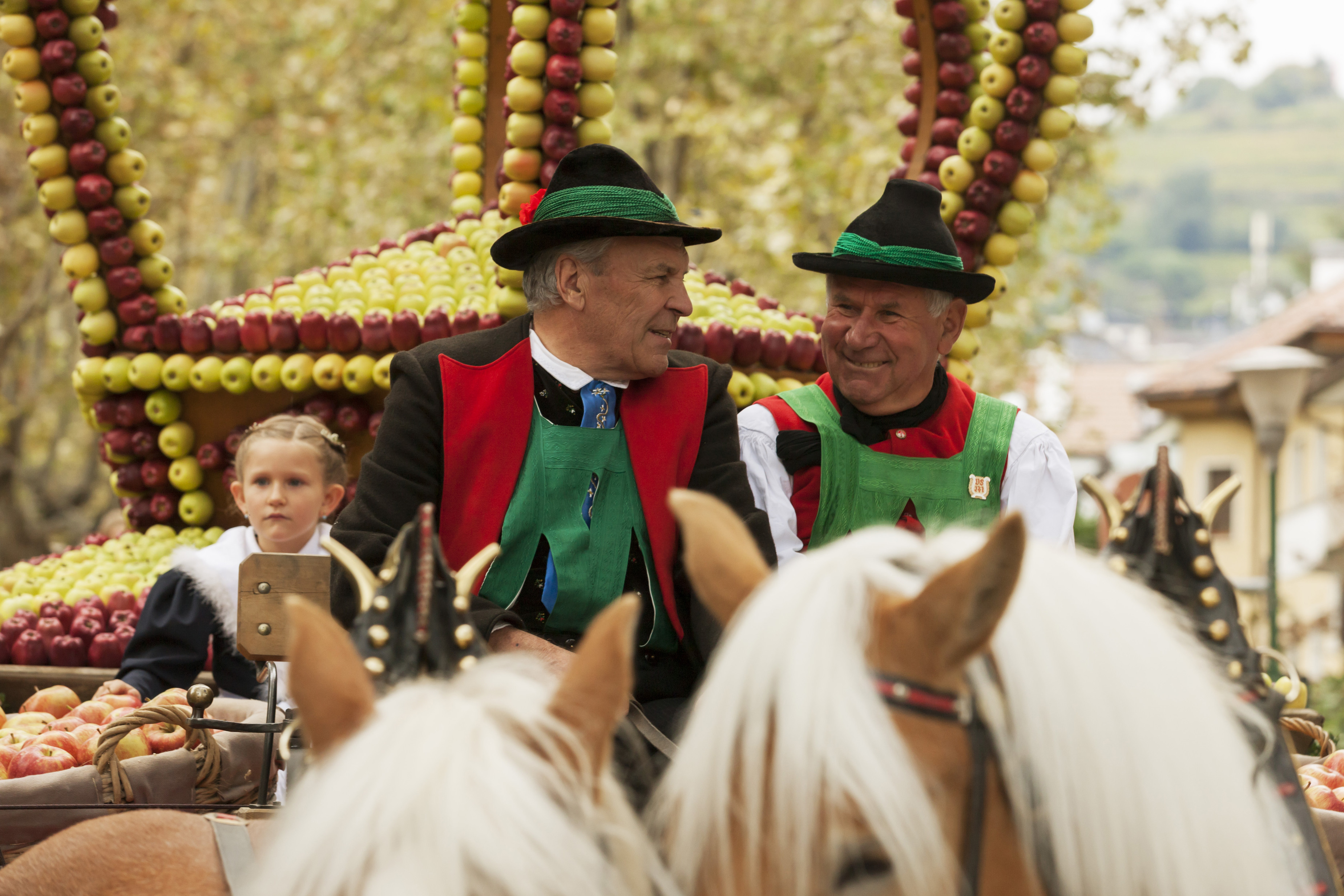 Apfelwagen in Südtirol